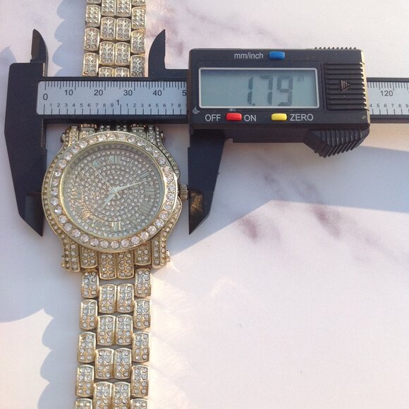 Techno Pave Watch Blingout Blinding Boyfriend Chiunky - Picture 11 of 15